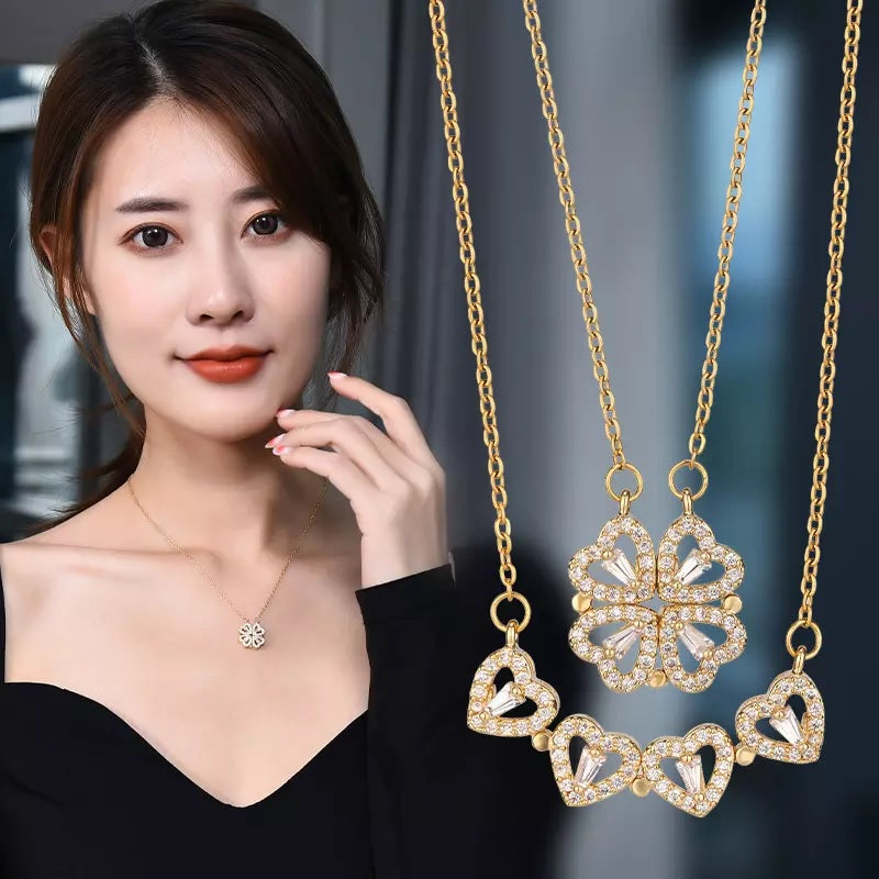 Luxury Folding Heart Necklace for Women in Gbagada - Jewellery, Classicby  Hadassah | Jiji.ng