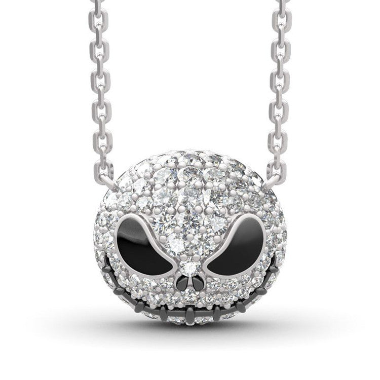 JAKE SMILING FACE NIGHTMARE BEFORE CHRISTMAS PENDANT NECKLACE