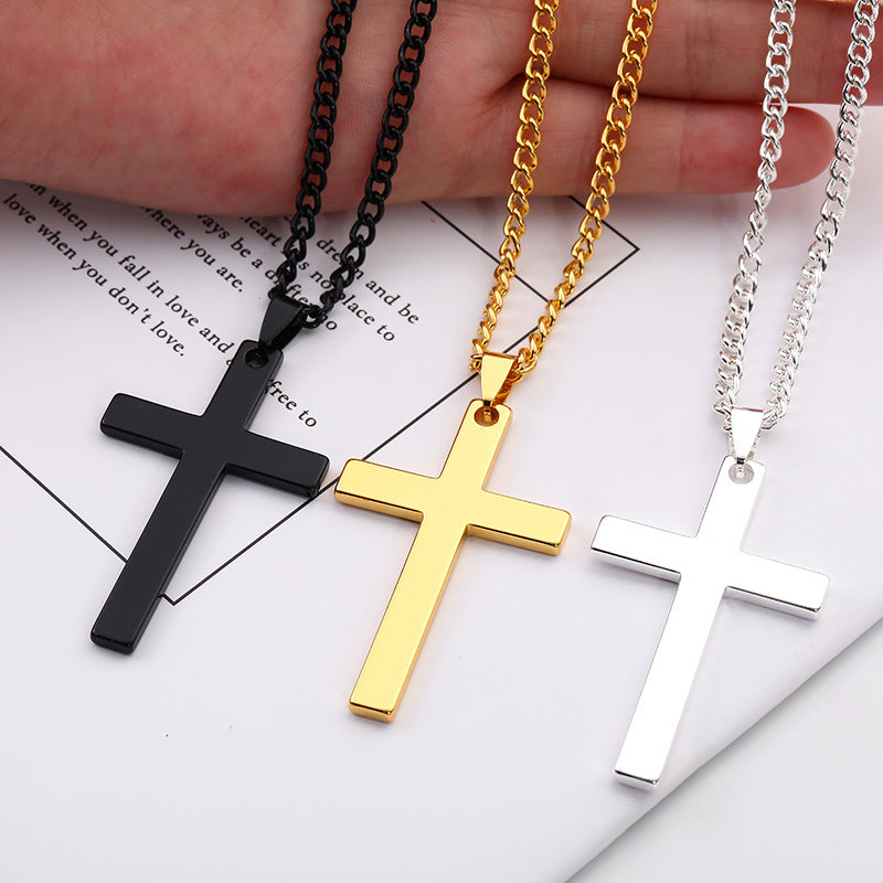 Stainless Steel Christ Cross Necklace