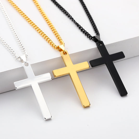 Stainless Steel Christ Cross Necklace