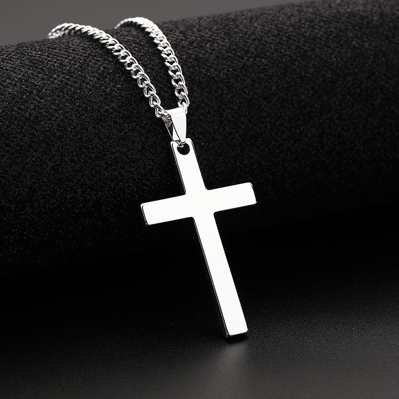 Stainless Steel Christ Cross Necklace