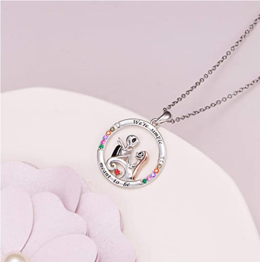 NIGHTMARE BEFORE CHRISTMAS JACK AND SALLY NECKLACE WERE SIMPLY MEANT TO BE