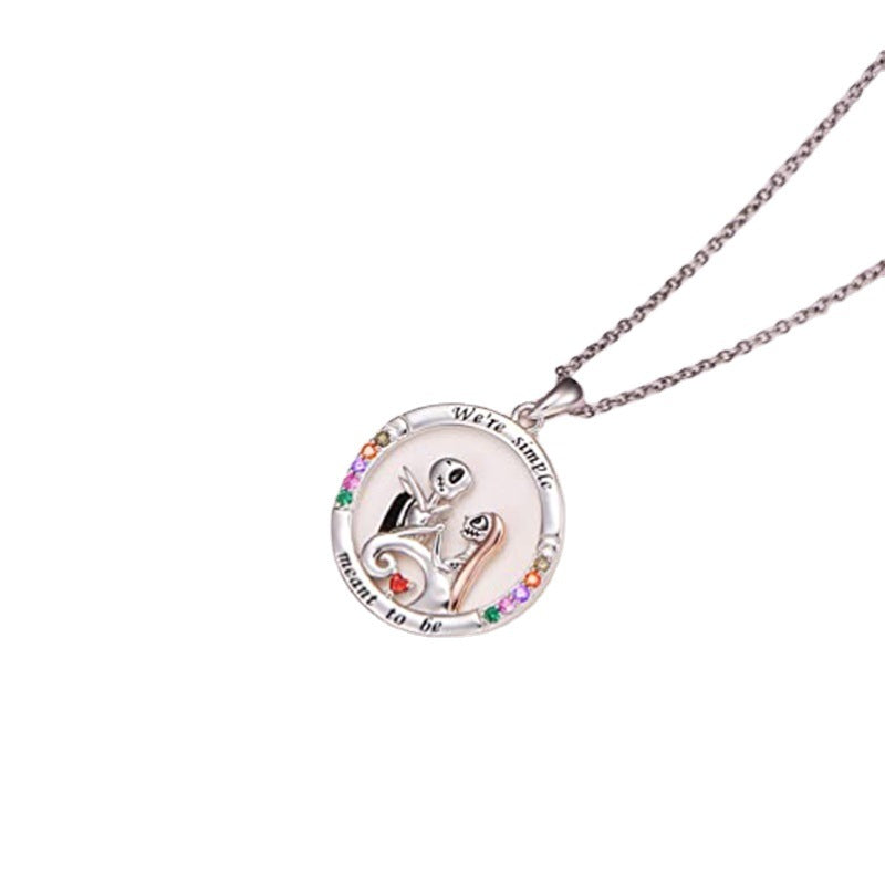 NIGHTMARE BEFORE CHRISTMAS JACK AND SALLY NECKLACE WERE SIMPLY MEANT TO BE